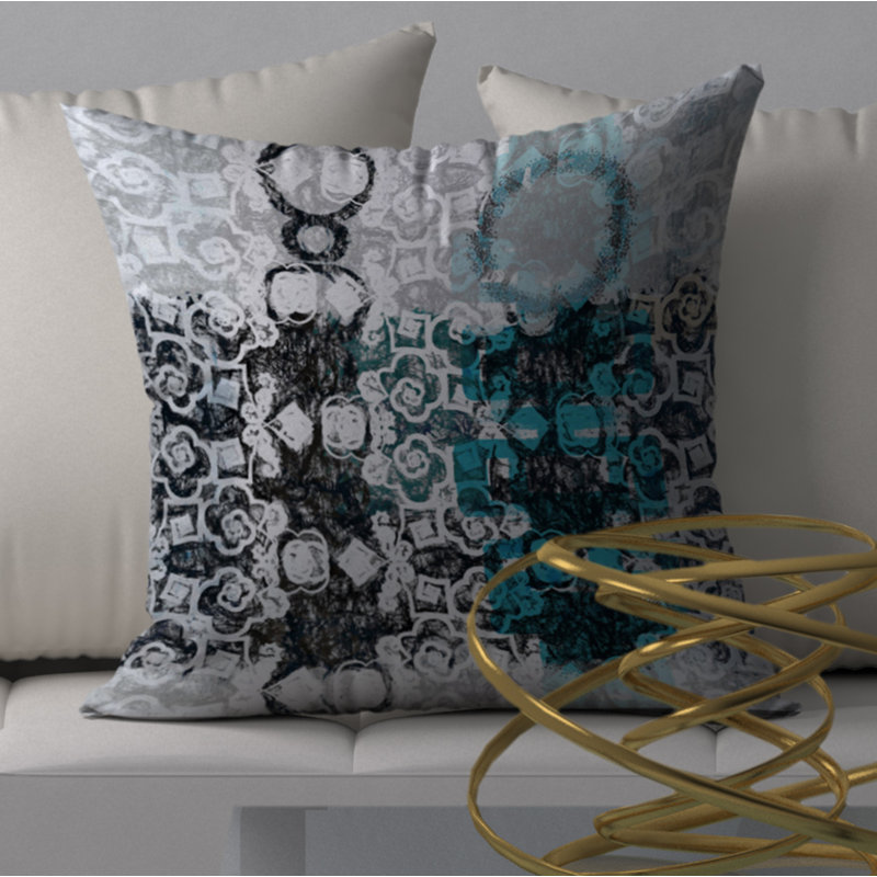 Housse de coussin carrée/insert, 24 po x 24 po