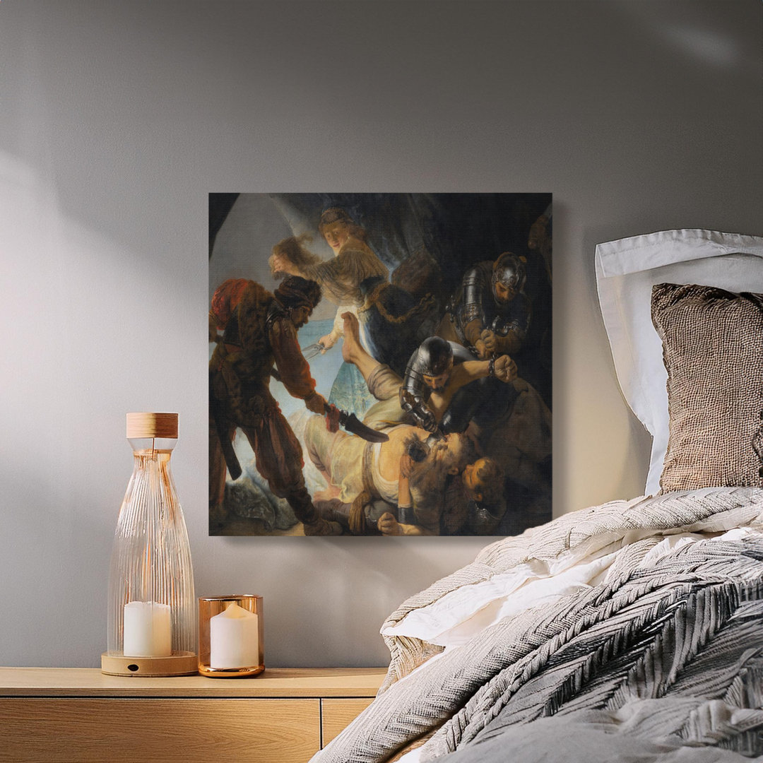 Rembrandt Canvas Wall Art, The Blinding of Samson Print, Gallery Wrapped, Ready to Hang, Archival Quality, Old Masters Painting Canvas