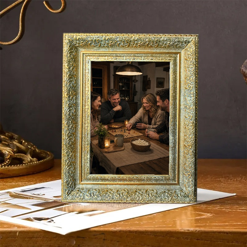 Cadre 11 "x 14" 3 pièces Cozy, Or antique, 3, 11 po x 14 po