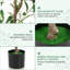 Ensemble de 2 oliviers artificiels de 4,5 pi avec 2 arbres artificiels en pot