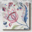 Motif floral jacobin III sur toile-723010444