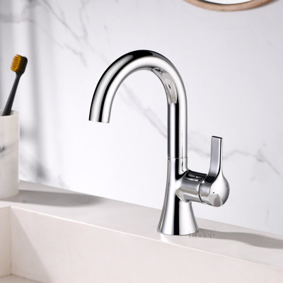 BSH11 Single Hole Bathroom Faucet with Drain Assembly