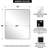 Inse Modern Rounded Rectangle Bathroom Vanity Mirror | Stainless Steel Frame-1664187101-1664187102