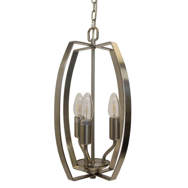 Bolaji 3 - Light Lantern Pendant, Antique Brass