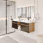 Ensemble de meuble-lavabo double 60 po