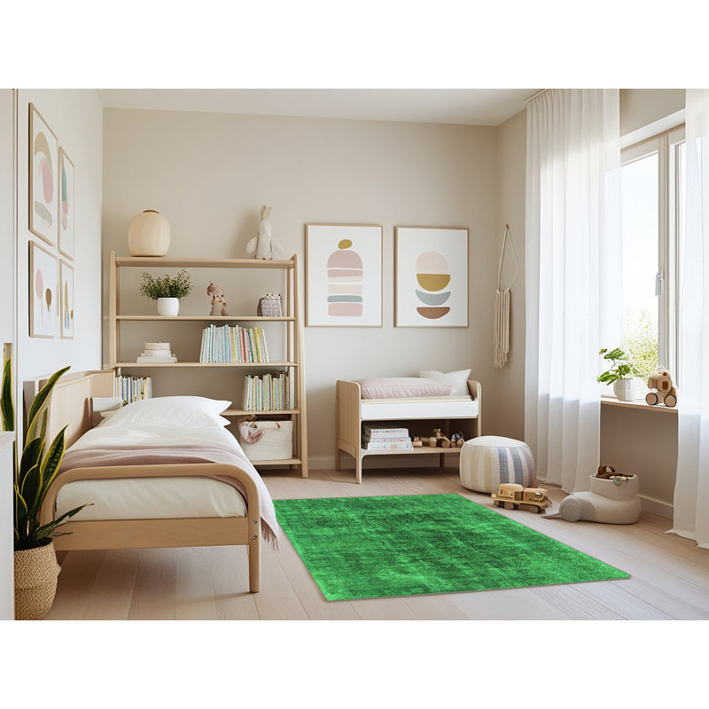 Washable Oriental Indoor Rug, Rectangle 4' x 6'