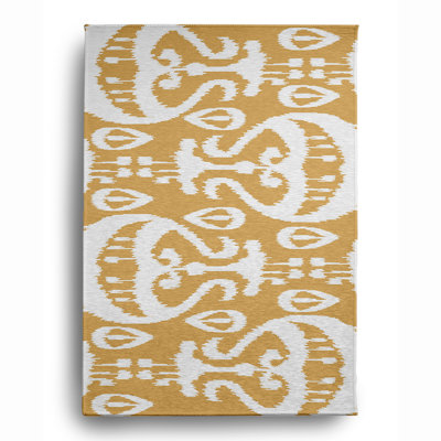 132_ Tapis en chenille doux ikat