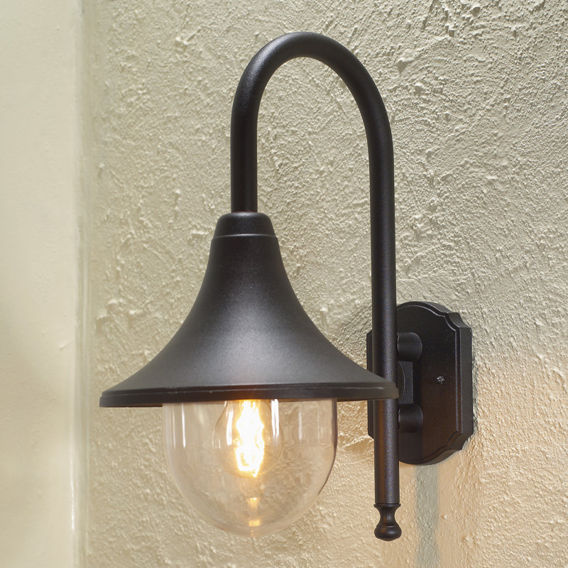 Outdoor Barn Light, Black