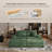 Oversized Upholstered Convertible Chaise Lounge Combination-70870954