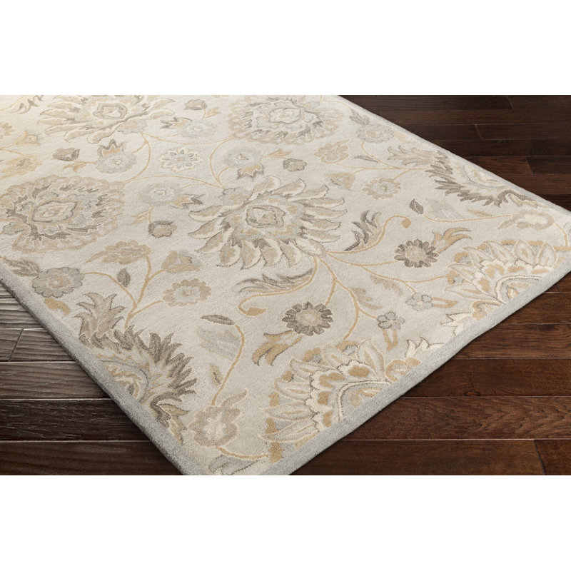 Camden Hand Tufted Wool Oriental Indoor Rug, Square 6'