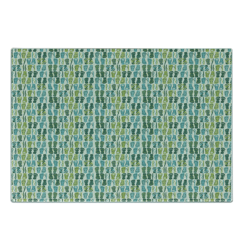 Planche à découper en verre trempé Ambesonne