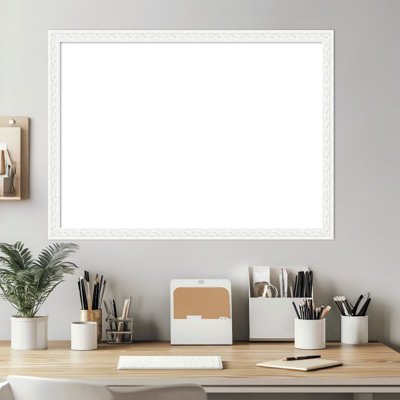 Bethany White Framed Dry Erase Magnetic Board, Organization Boards