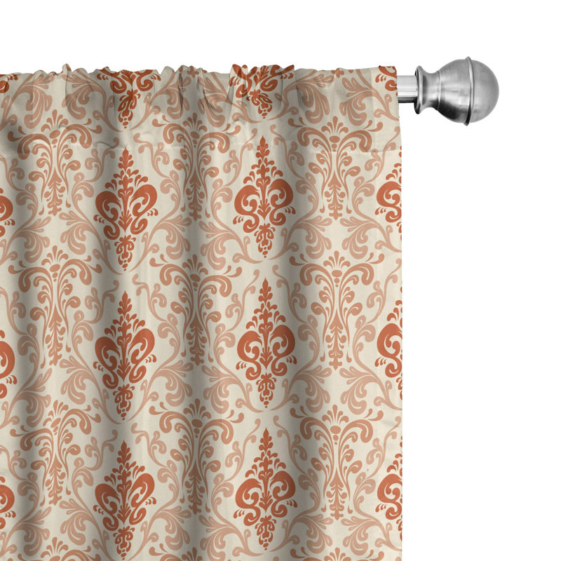 Antique Semi-Sheer Rod Pocket Curtain Panels, 28" x 84"