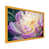 Toile avec cadre photo doré