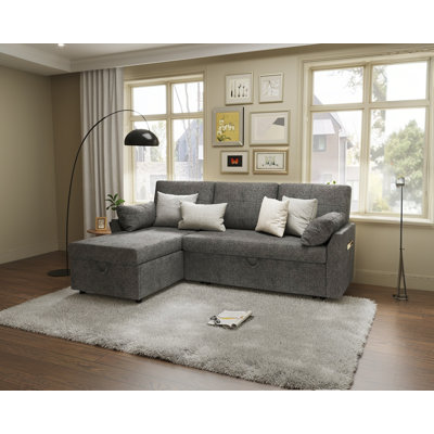 Baerl 84'' Upholstered Sleeper Sofa