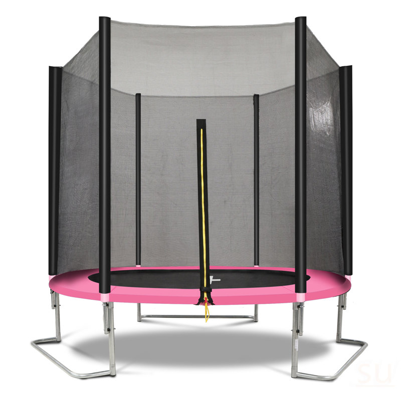 8FT Trampoline Outer Net-Pink And Black
