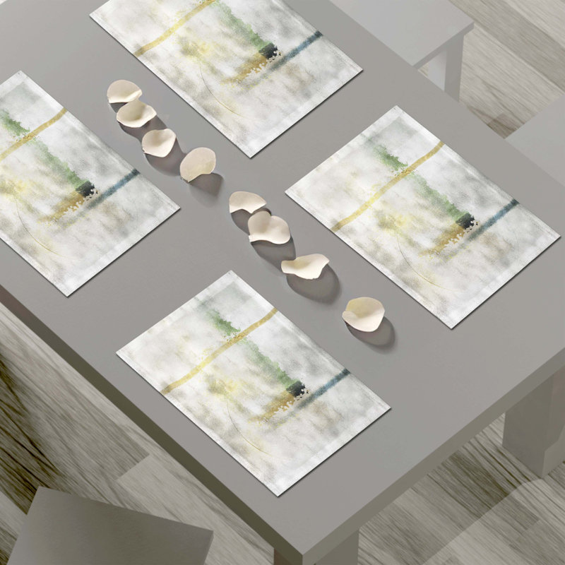 Napperon abstrait en polyester
