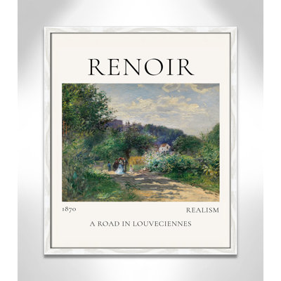 Old Masters Collection " A Road In Louveciennes " by Auguste Renoir