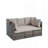 5 Pieces Outdoor Patio Wicker Daybed Furniture Set with Retractable Canopy, Storable Side Table, and Soft Cushions for Relaxing in Your Backyard or Porch-1988653775