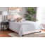 Lit à panneau tapissier en velours gris (grand)-236476793-236476795