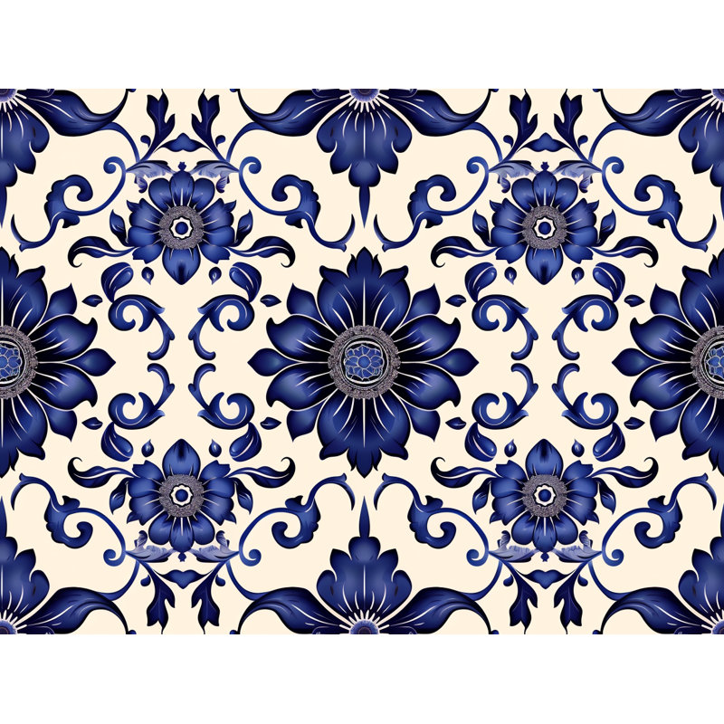 Jeté en peluche floral tendance, 60 po x 80 po
