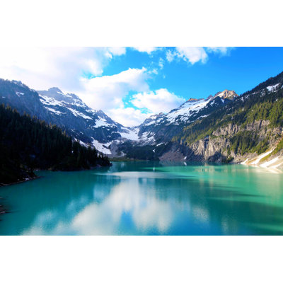 Blue Glacier Lake - Wrapped Canvas Print