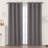 100% Blackout Thermal Insulated Polyester Curtain Pair-633352628-631287768