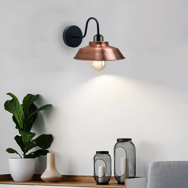 Mcquiston Armed Sconce, Copper