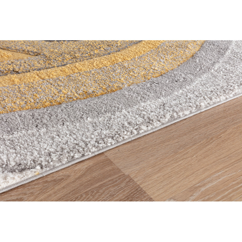 Arnhold Abstract Shag Area Rug, Rectangle 60cm x 110cm