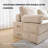 36'' Single Sofa Bed With Chamois Leather-106667669