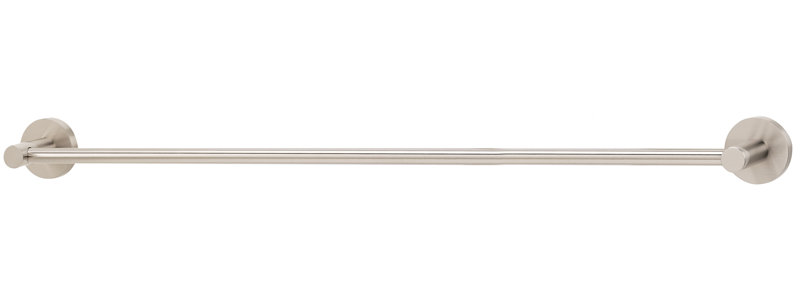 Barre à serviettes murale contemporaine 32 "Contemporary I, Nickel satiné, H 2 po x L 13,63 po x P 2,38 po