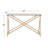47.38'' Marble Top Console Table