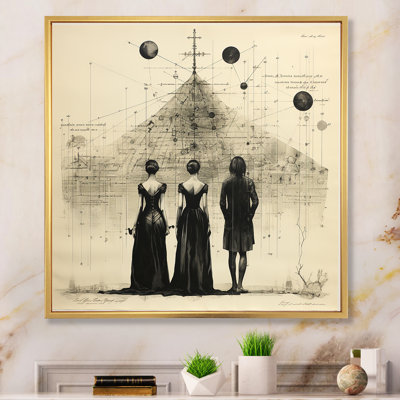 Enchanted Witch Surreal Collage I - Surrealism Wall Art