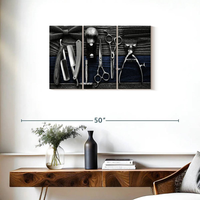 Ensemble 3 pièces Pop Tools sur toile, H 33 po x l 20 po x P 1,25 po