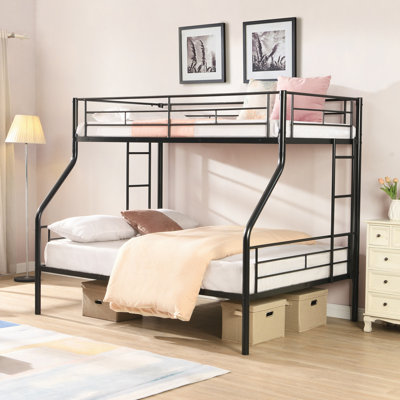 Metal Bunk Bed , No Box Spring Needed, Large Under Bed Storage, Easy Assemble