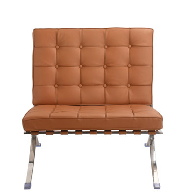 Bran Faux Leather Accent Chair