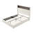 Tufted Velvet Platform Bed with 52'' Wingback Headboard,Storage Shelf,USB Charging Port & Night Light-451861411-451861408
