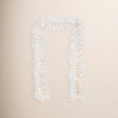 Ernberg 108'' in. Lighted Faux Garland