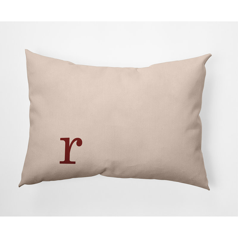 Coussin lombaire rectangulaire intérieur / extérieur Polyfill, Érable rouge