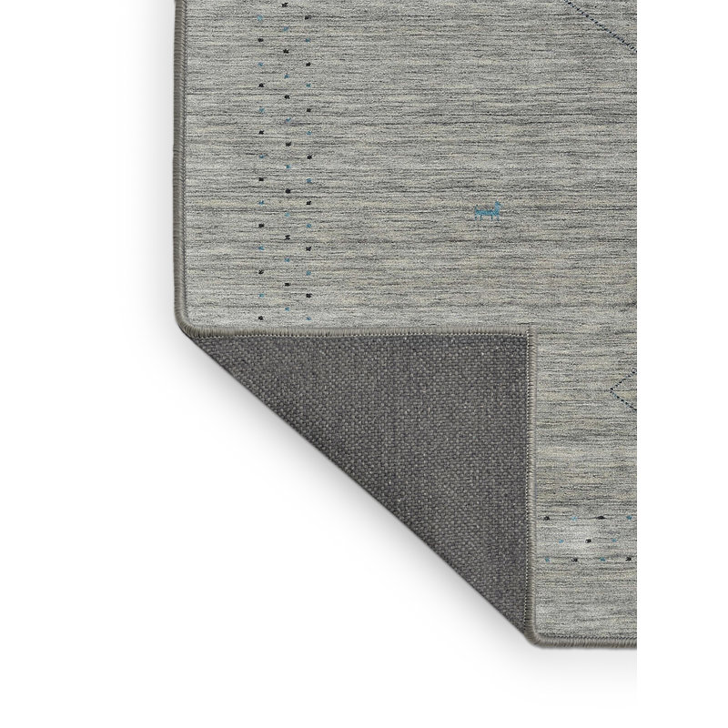 Tapis contemporain gris, Rectangle 2 pi x 3 pi