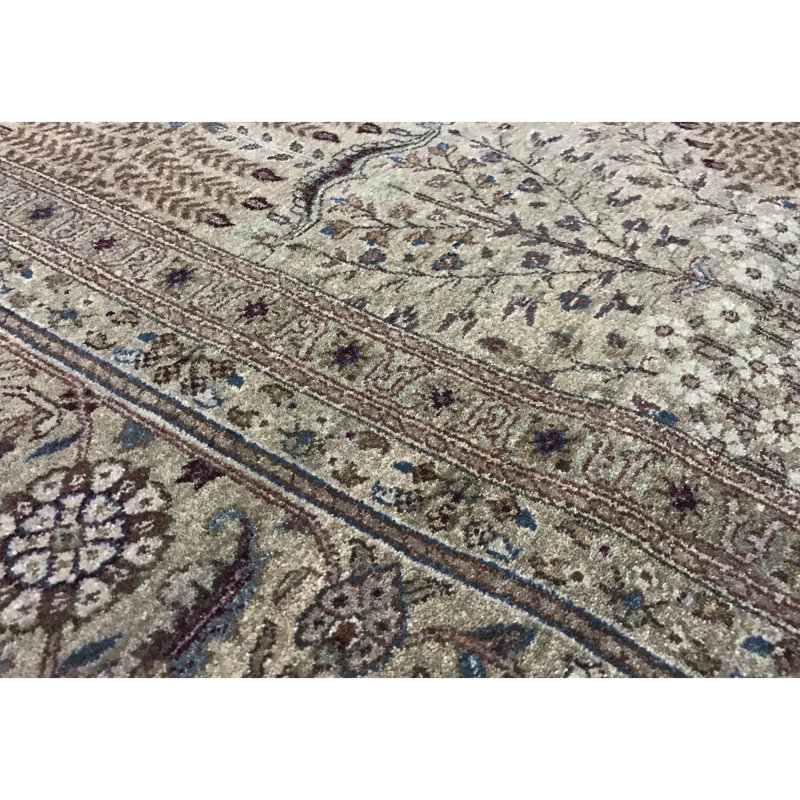 Hand Woven Wool Oriental Area Rug, Rectangle 6'1" x 9'2"