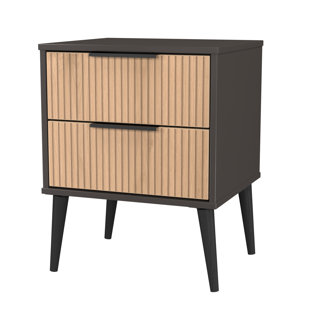 Hong Kong 45cm W Manufactured Wood Bedside Table