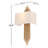 Fikir 2-Light Flush Mounted Fabric Sconce
