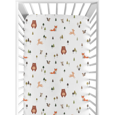 Woodland Animal Pals Fitted Crib Sheet