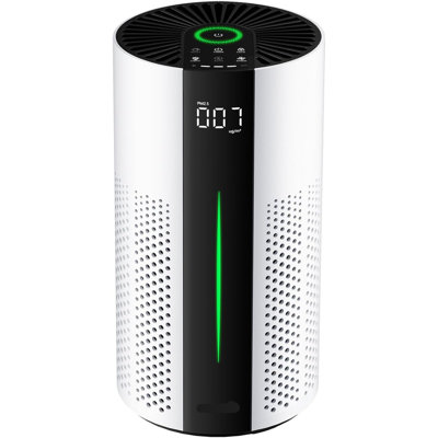 Purificateurs d'air purificateur d'air jusqu'à 1800 pi² pour prise d'air à 360 ° dans la chambre à coucher avec purificateur d'air HEPA Smart Auto Mode
