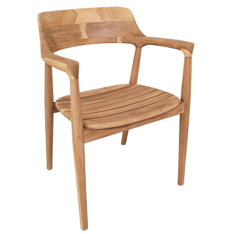 Chaise de patio en bois Dean