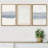 Geometric Line Blue Grunge Abstract Modern Neutral Pictures Frame Canvas 3 Piece Print Wall Art-90847618-90847617