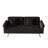 Tufted Loveseat, Upholstered Sofa With Throw Pillow-1588862121