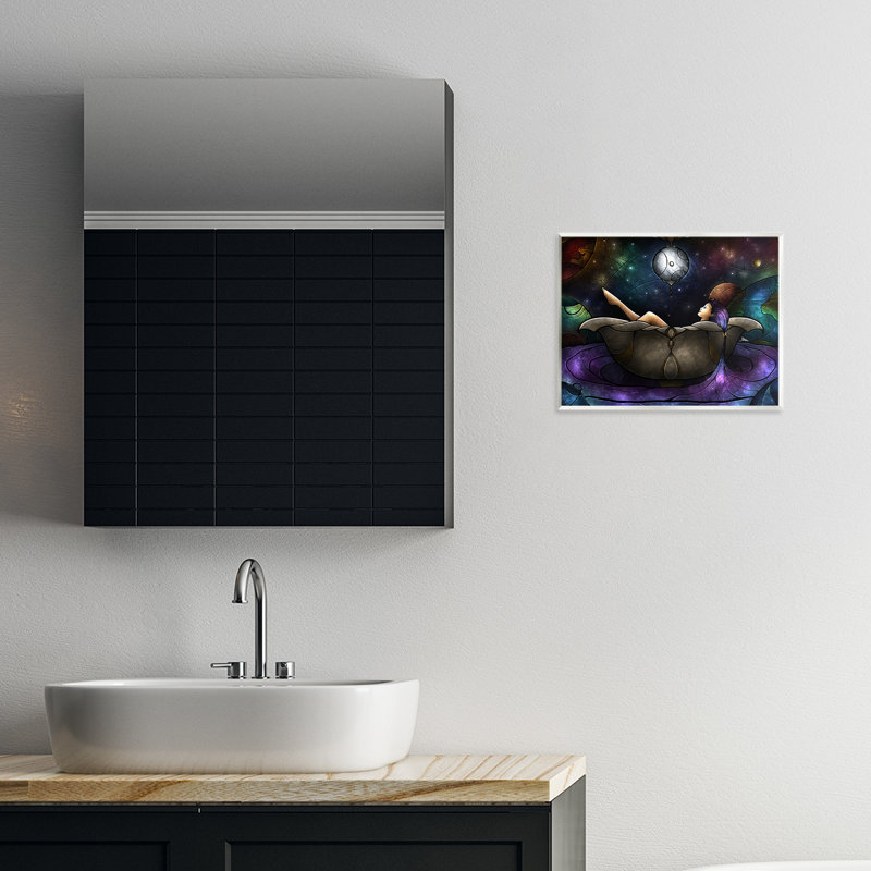 «Bathing Under Moonlight», plaque murale, design par Mandie Manzano