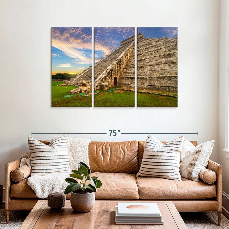 Adella Kukulcan Step Pyramid, 36" H x 57" W